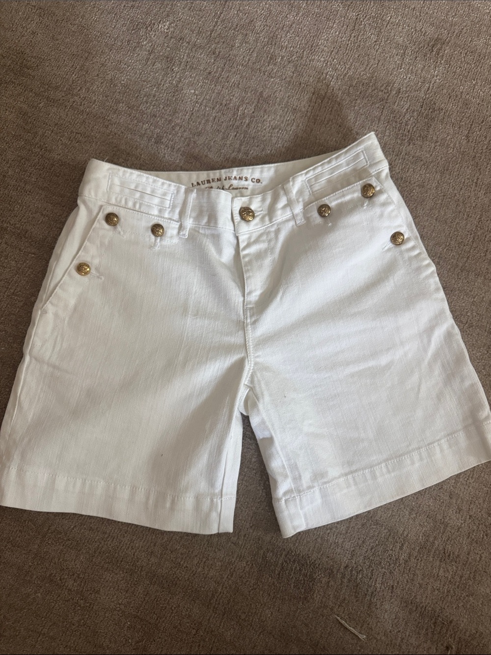 Ralph Lauren white Jean Shorts 2